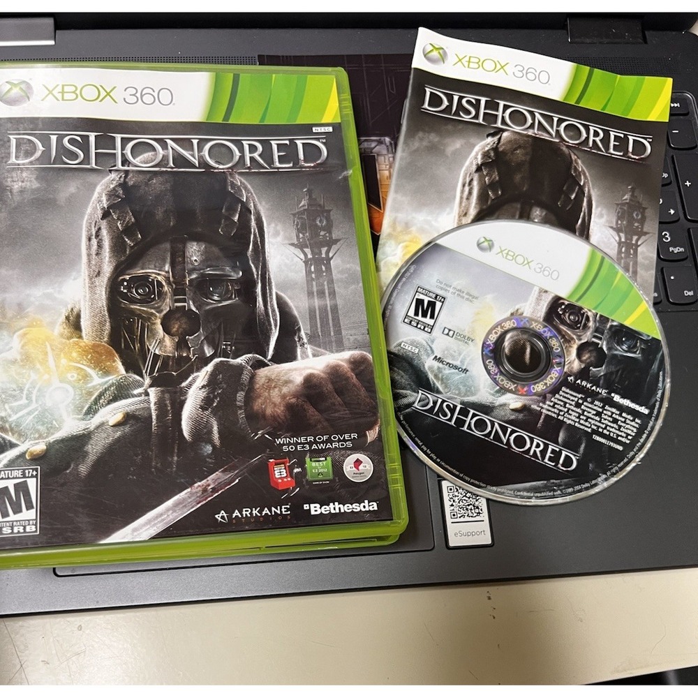 Dishonored Microsoft Xbox‎ 360 Action Stealth Game Bethesda CIB Complete